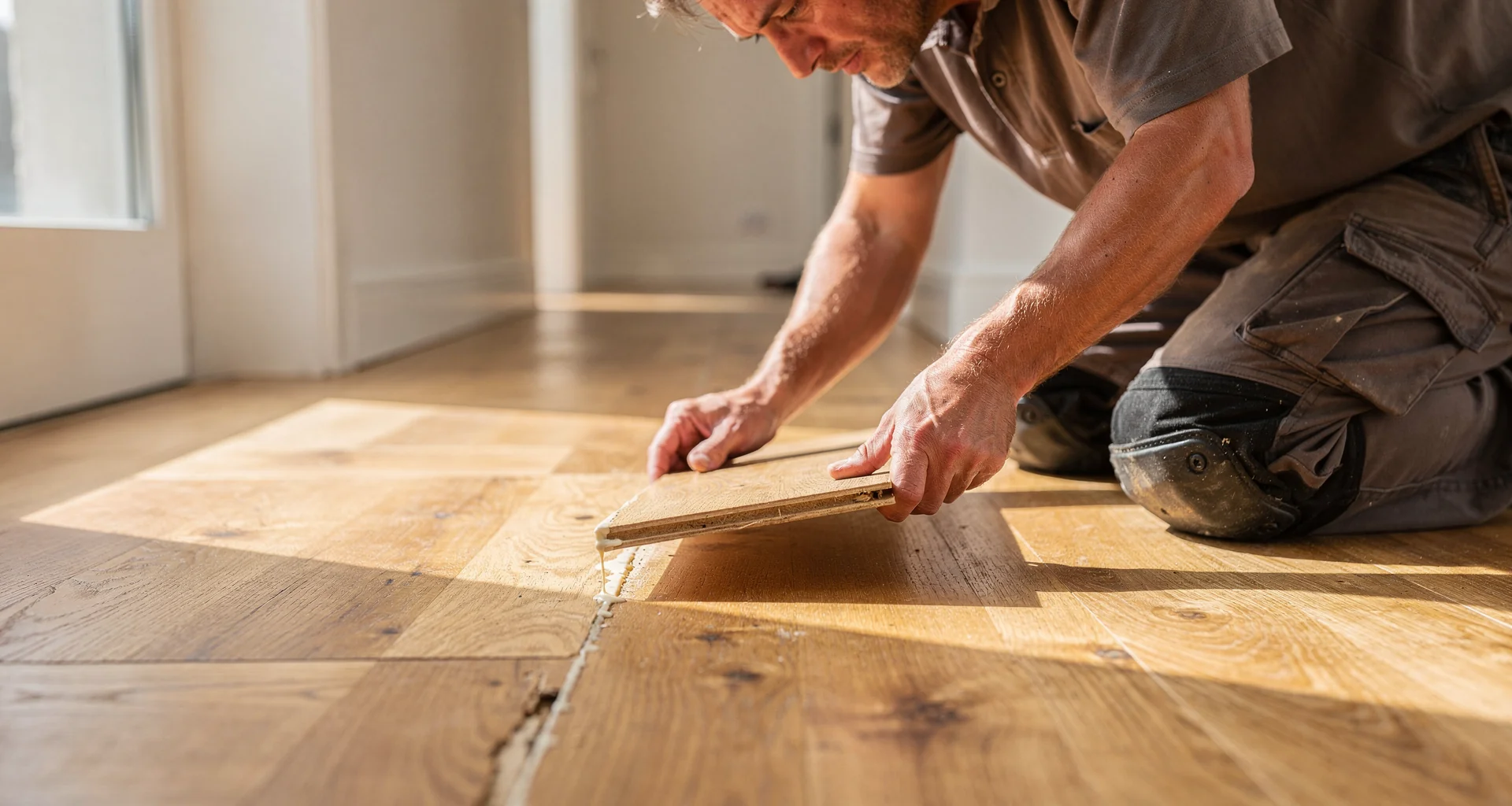 Reparación técnica y ajuste minucioso de tablillas de madera antigua dañadas